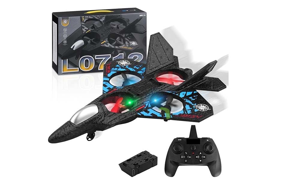 L0712 RC Plane for Kids - Remote Control Foam Jet Airplane